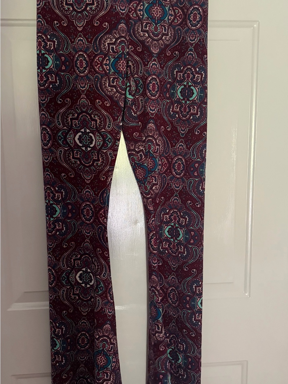 Show Me You MuMu Paisley Print bell bottom Pants